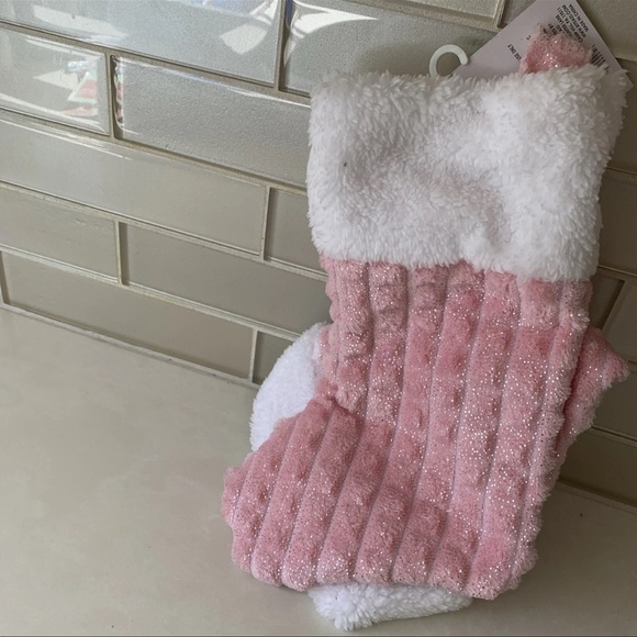 New Baby Stocking & Hat Set My First Christmas In French Pink Mon Premier Noel - Picture 9 of 10